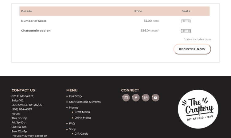 Booking Options Booking Options