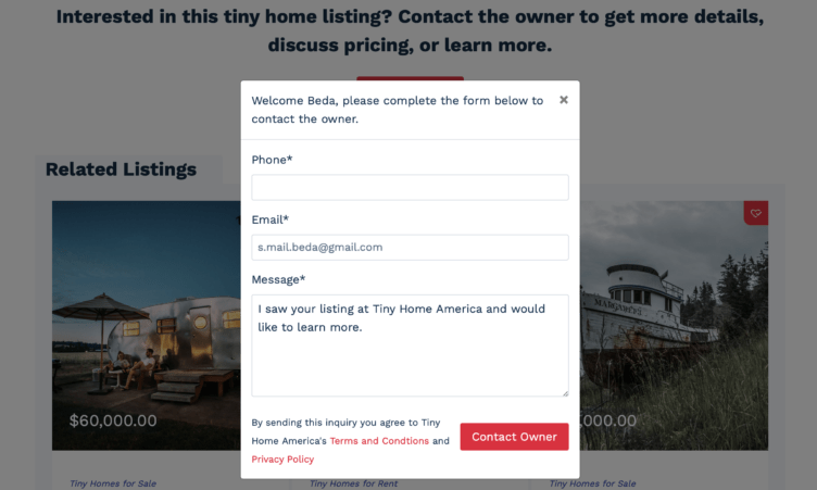 Contact Listing Owner as Prospect Contact Listing Owner as Prospect