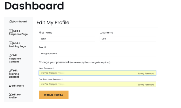 Edit Profile Edit Profile