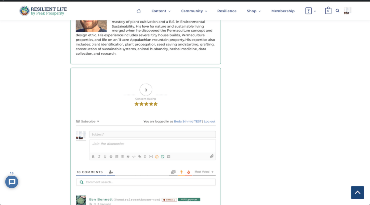 Single Blog Post Logged In user (with adequate tier) Single Blog Post Logged In user (with adequate tier)
